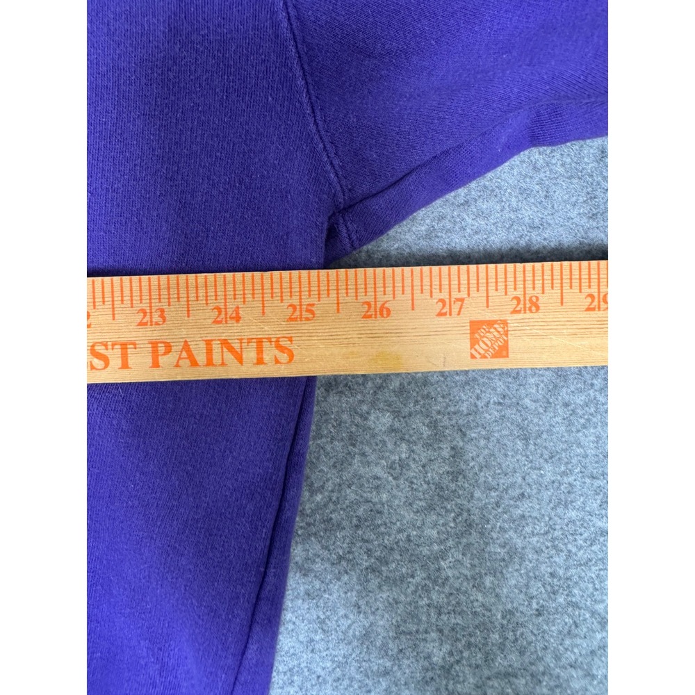 Vintage 90s Cadre LSU Tigers Sweatshirt Purple Embroidered XL 304 - Picture 4 of 6